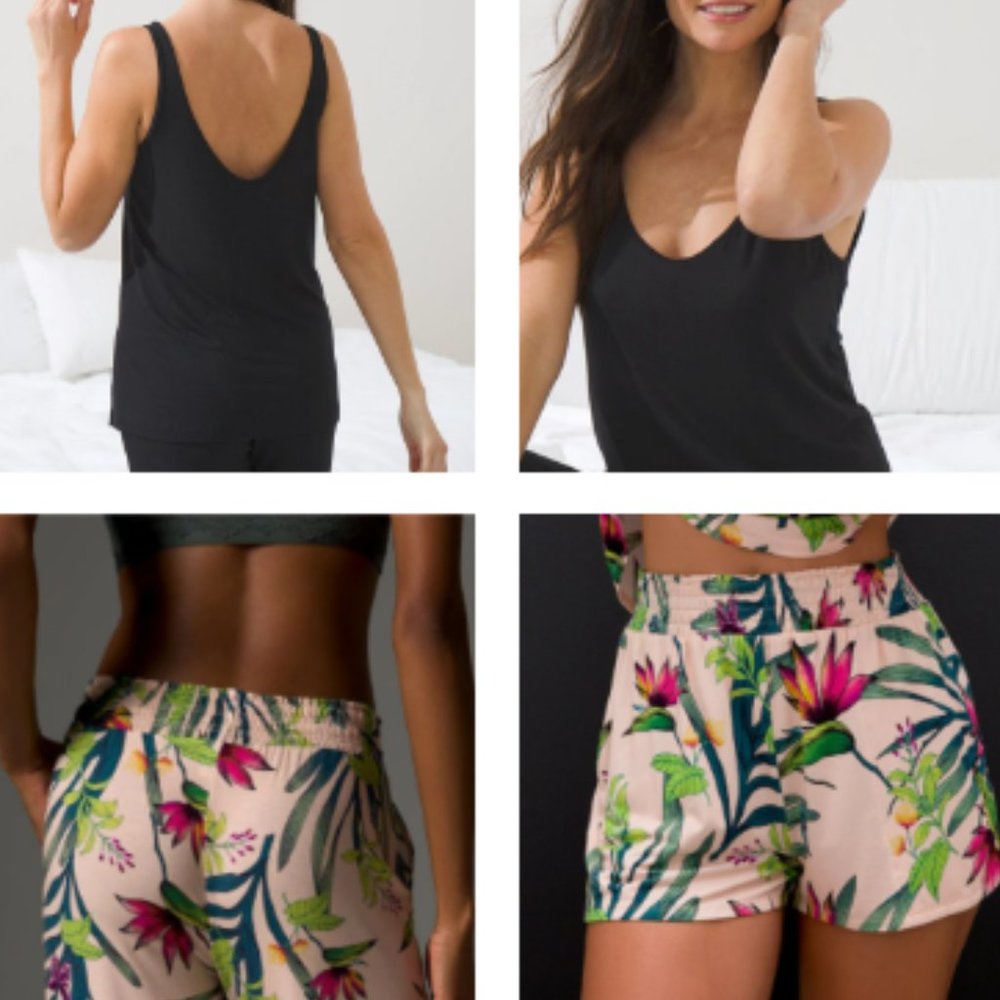 NWT Soma Modal V-Neck Tank & Shorts Pajama Set